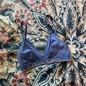 Calvin Klein Blue Bralette